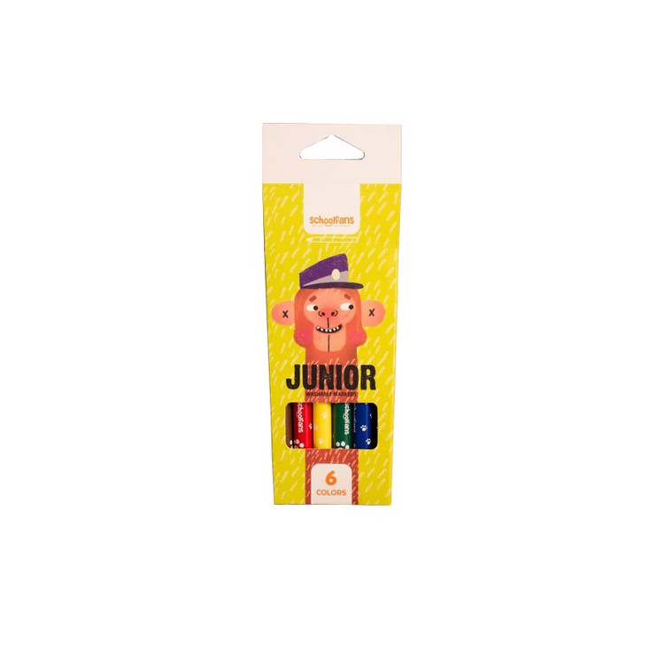ماژیک نقاشی 6 رنگ اسکول فنز مدل JUNIOR
